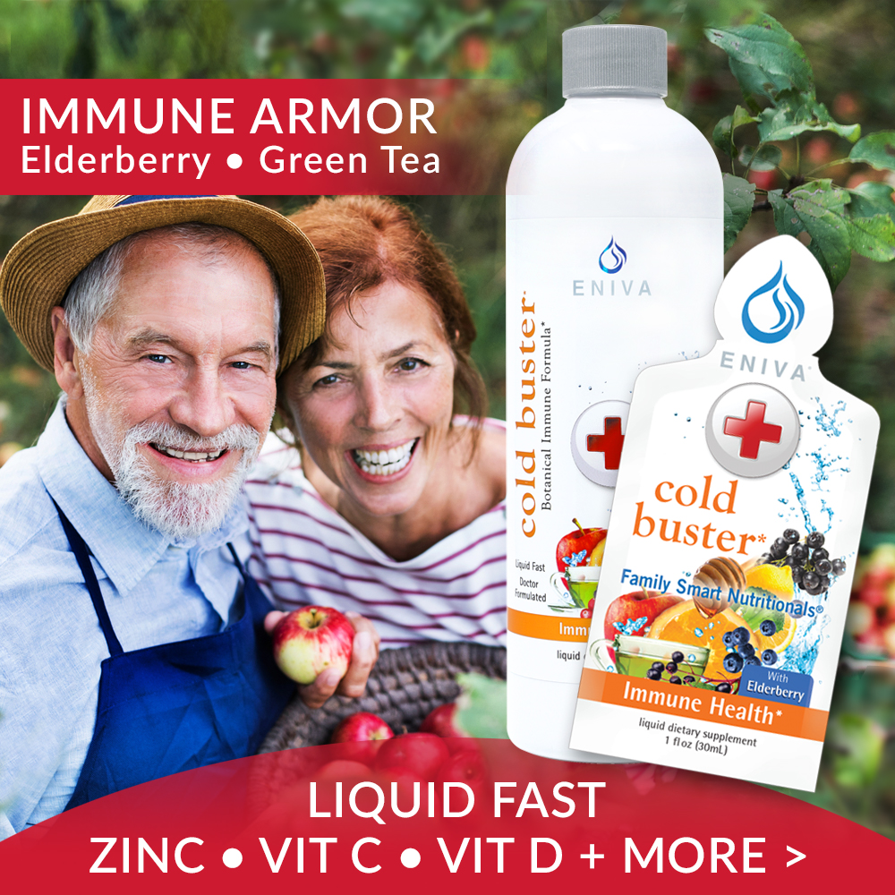 Cold Buster Immune Armor Elderberry Green Tea Vitamin D Zinc Vitamin C